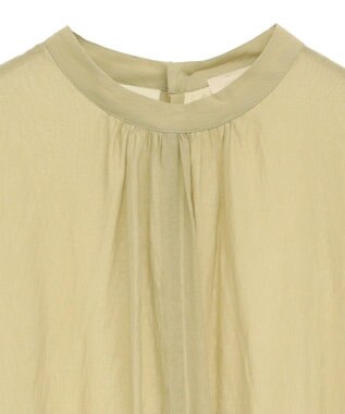 CRAFT STANDARD BOUTIQUE ヴィンテージボイルショルダータックブラウス Khaki