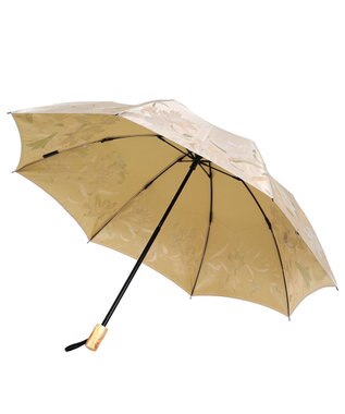 槇田商店 絵おり 百合(ゆり) 折りたたみ傘 クリーム クリーム