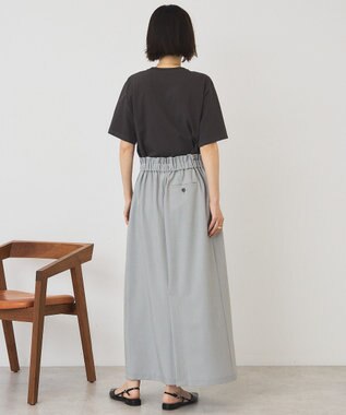 AMERICAN HOLIC 【マルチ機能】アシンメトリータックスカート Light Gray Mixture