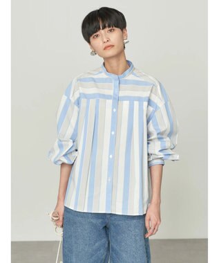 AMERICAN HOLIC イージーケア切替タックワイドシャツ Multi