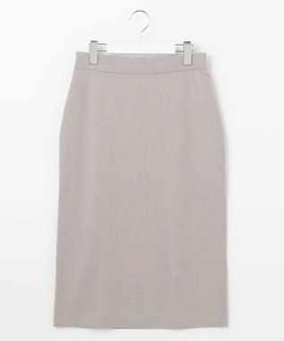 J.PRESS LADIES 【洗える】 レーヨンストレッチフルニードル ニット タイト スカート ベージュ系