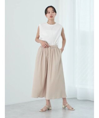 earth music&ecology ガウチョパンツ Beige