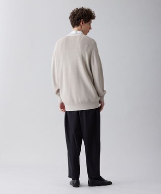 UNFILO MENS イージーケア ニットカーディガン [23年春夏商品] アイボリー