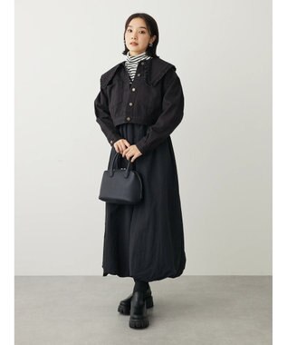 Green Parks タートルボーダーカットプルオーバー Off White