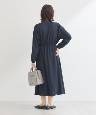 Green Parks ・ＥＬＥＮＣＡＲＥ　ＤＵＥ　イロイロ釦ワンピース Navy