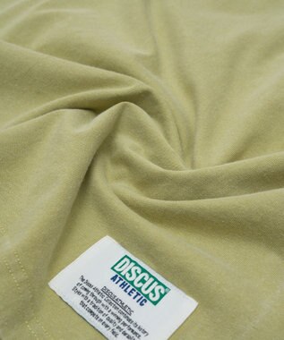AMERICAN HOLIC DISCUS パウダーブリーチ加工Tシャツ Pistachio