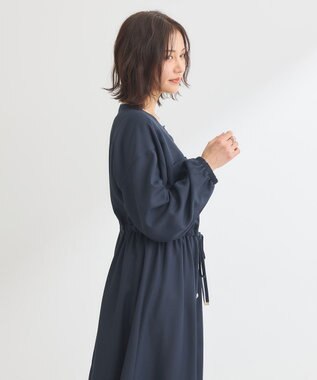 Green Parks ・ＥＬＥＮＣＡＲＥ　ＤＵＥ　イロイロ釦ワンピース Navy
