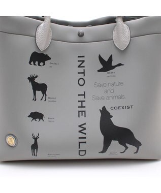 A.D.M.J. 【A4収納可】【魔法のように軽い】マジックライト/キューブトート34cm GRIS,M