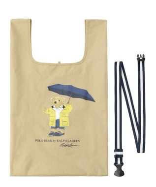 MOONBAT 【撥水】POLO RALPH LAUREN ベルト付きレインバッグ レインベア ベージュ