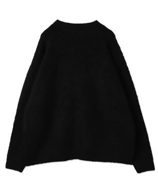 WEGO 【ユニセックス着用ITEM/MLサイズ展開】シャギーグラフィックプルオーバー ブラック