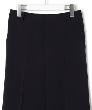 23区 L 【VERY3月号掲載/セットアップ対応】トリアセダブルジョーゼット フルレングス パンツ ネイビー系