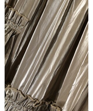 Green Parks ・ＥＬＥＮＣＡＲＥ　ＤＵＥ　メタリックティアードスカート Gold