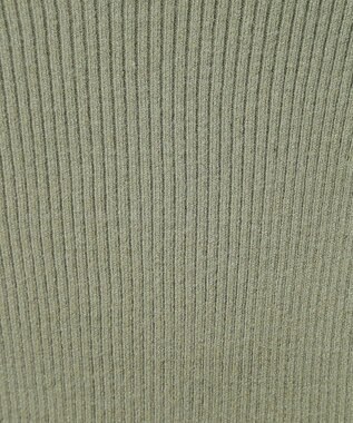 Green Parks ・ｓｗｉｎｇ　ｂｙ　袖パールボタンハイネックニット Green