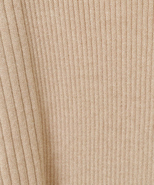 earth music&ecology ラメタートルネックニットプルオーバー Gold