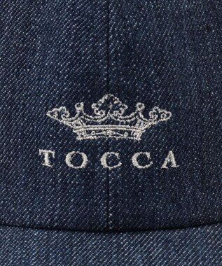 TOCCA 【サイズ調整可・深め】CROWN LOGO CAP キャップ ネイビー系