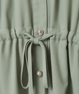 Green Parks ・ＥＬＥＮＣＡＲＥ　ＤＵＥ　イロイロ釦ワンピース Mint
