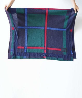 nitorito 【UNISEX】tanbo チェック柄 ストール navy