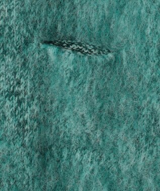 J.PRESS MEN 【J.PRESS ORIGINALS】SHETLAND WOOL SHAGGY MOULINET COLOR SADLE CARDIGAN / JAPAN MADE グリーン系