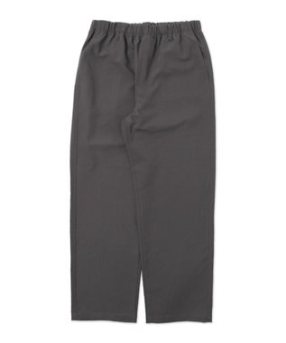 WEGO 【ウエストゴム/SMLサイズ展開】TRイージーストレートパンツ ダークグレー
