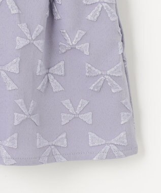 ANY KIDS 総柄リボンドッキングチュニック サックスブルー