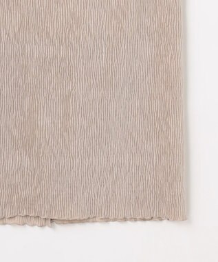 ANY L 【ウエストゴム】シュリンクベロアスカート ベージュ