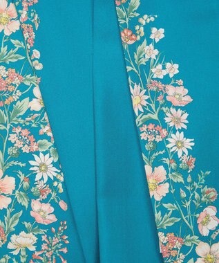 LIBERTY. レイチェル スキニーシルクスカーフ ブルーグリーン