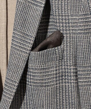 JOSEPH ABBOUD 【イタリア素材/軽量/ストレッチ】サマーツィードジャージー千鳥プリント ジャケット ベージュ系4