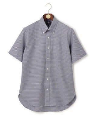 J.PRESS MEN 【WEB・一部店舗限定】ギンガムチェック 半袖シャツ/B.D ネイビー系3
