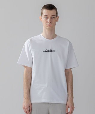 JOSEPH HOMME 【WEB・一部店舗限定】 ライトダブルジャージーロゴプリント　半袖Tシャツ ホワイト系