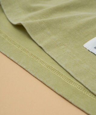 AMERICAN HOLIC DISCUS パウダーブリーチ加工Tシャツ Pistachio