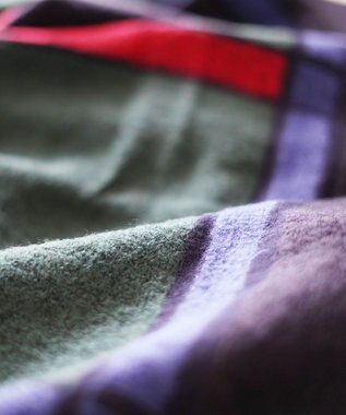 nitorito 【UNISEX】tanbo チェック柄 ストール navy