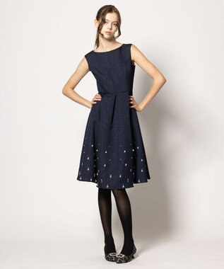 TOCCA 【00サイズ・WEB限定カラーあり】SNOW STORM ドレス [WEB限定[ネイビー系