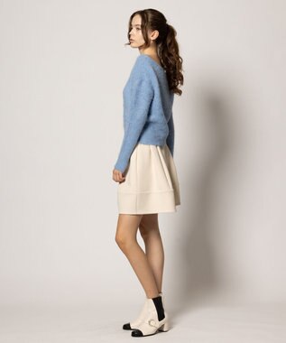 TOCCA SHAGGY TOPS ニットプルオーバー ブルー系