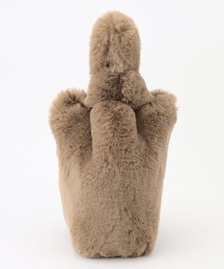 GRACE CONTINENTAL マルシェエコファーバッグ ベージュ