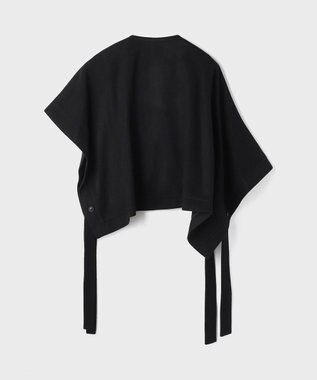 GRACE CONTINENTAL ライトビーバーポンチョ ブラック