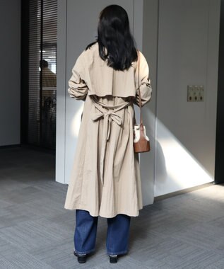 AMERICAN HOLIC スタンドカラーコート Beige