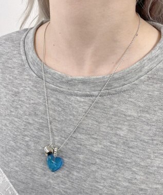 WEGO L2Pクリアハートモチーフネックレス