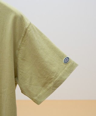 AMERICAN HOLIC DISCUS パウダーブリーチ加工Tシャツ Pistachio