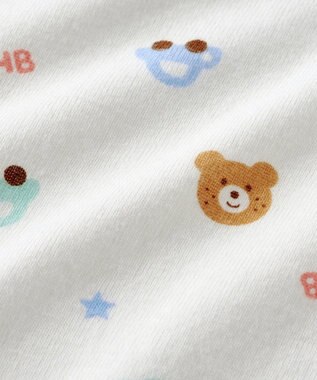 MIKI HOUSE HOT BISCUITS 【60-70cm】 半袖ボディシャツ(前開き) グリーン