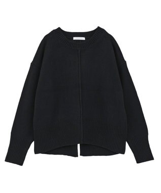 Green Parks こなれ主役ニットプルオーバー Black