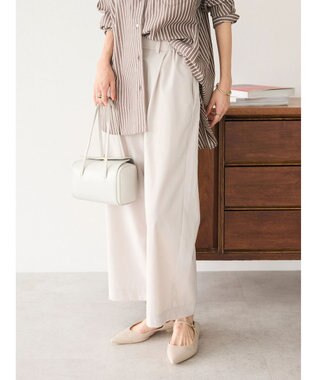 CRAFT STANDARD BOUTIQUE ポリトロイージーパンツ Gray Beige