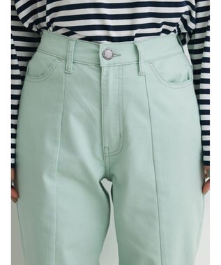 Green Parks ＧＵＭストレッチカラースリムストレートパンツ Mint