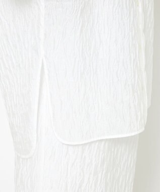 uncrave 【佐藤晴美さん着用】シアー ジャガード シャツ オフ