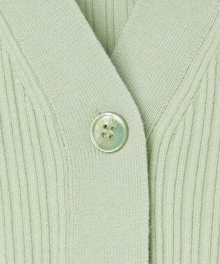 JOSEPH 【洗える】ファインリブメリノ　カーディガン Matcha