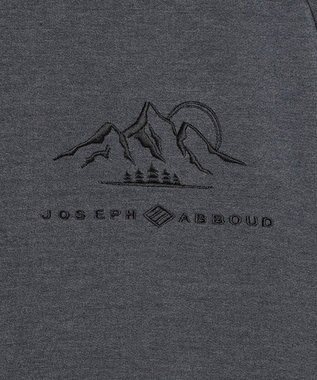 JOSEPH ABBOUD MOUNTAIN 【UNISEX】ウォームバックフリース カットソー グレー系