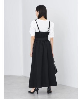 earth music&ecology ウエストマークキャミワンピース Black