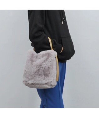 UNBILLION cachecache エコファーワンハンドルミニトートバッグ