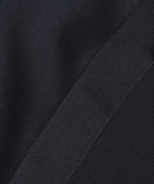 組曲 L 【WEB限定】シャイニーオーガンボウタイ付き ブラウス ネイビー系