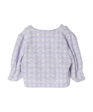 earth music&ecology ＳＥＴ２点　カットソーツィードアンサンブル Light Purple