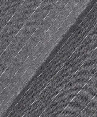 ANY L 【洗濯機可/ウエストゴム/２ＷＡＹストレッチ】ワイドパンツ グレーストライプ